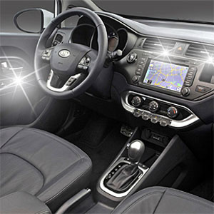 [ All New Rio (Pride 2012) auto parts ] All New Rio (Pride 2012) Chrome Interior Molding Set Made in Korea